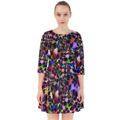 Network Integration Intertwined Smock Dress