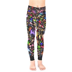 Network Integration Intertwined Kids  Legging by Celenk