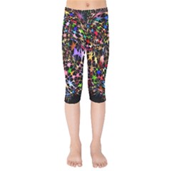 Network Integration Intertwined Kids  Capri Leggings 