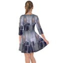 Tornado Storm Lightning Skyline Smock Dress View2