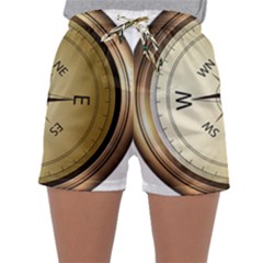 Compass North South East Wes Sleepwear Shorts by Celenk