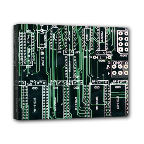 Printed Circuit Board Circuits Canvas 10  X 8  by Celenk