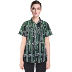 Printed Circuit Board Circuits Women s Short Sleeve Shirt