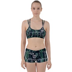 Printed Circuit Board Circuits Women s Sports Set by Celenk