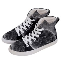 Space Universe Earth Rocket Men s Hi-top Skate Sneakers