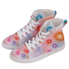 Stars Fireworks Colors Men s Hi-top Skate Sneakers by Celenk