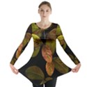 Autumn Leaves Foliage Long Sleeve Tunic  View1