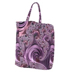 Abstract Art Fractal Giant Grocery Zipper Tote