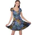 Multi Color Tile Twirl Octagon Cap Sleeve Dress View1