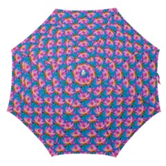 Seamless Flower Pattern Colorful Straight Umbrellas by Celenk