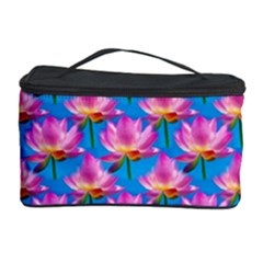 Seamless Flower Pattern Colorful Cosmetic Storage Case by Celenk