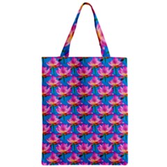 Seamless Flower Pattern Colorful Zipper Classic Tote Bag by Celenk