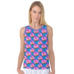 Seamless Flower Pattern Colorful Women s Basketball Tank Top by Celenk