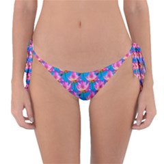 Seamless Flower Pattern Colorful Reversible Bikini Bottom by Celenk