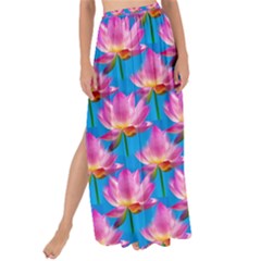 Seamless Flower Pattern Colorful Maxi Chiffon Tie-up Sarong by Celenk