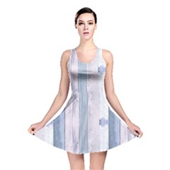 Plank Pattern Image Organization Reversible Skater Dress by Celenk