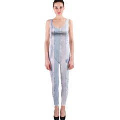 Plank Pattern Image Organization Onepiece Catsuit by Celenk