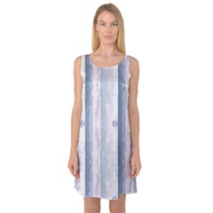 Plank Pattern Image Organization Sleeveless Satin Nightdress by Celenk