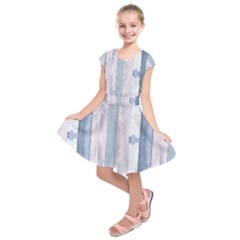 Plank Pattern Image Organization Kids  Short Sleeve Dress by Celenk