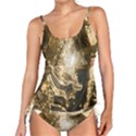 Gold Sea Coast Waves Depier Tankini Set View1