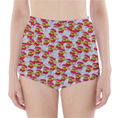 Chickens Animals Cruelty To Animals High-waisted Bikini Bottoms by Celenk