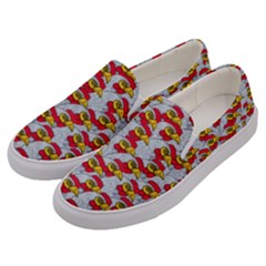 Chickens Animals Cruelty To Animals Men s Canvas Slip Ons by Celenk