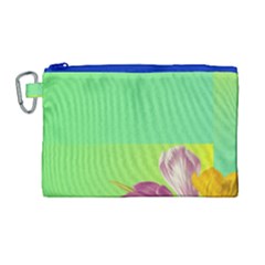 Background Homepage Blossom Bloom Canvas Cosmetic Bag (large) by Celenk