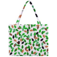 Leaves True Leaves Autumn Green Mini Tote Bag by Celenk