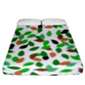 Leaves True Leaves Autumn Green Fitted Sheet (King Size) View1