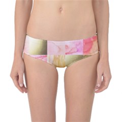 Collage Gold And Pink Classic Bikini Bottoms by NouveauDesign