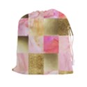 collage gold and pink Drawstring Pouches (XXL) View1