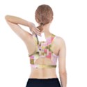 collage gold and pink Sports Bra With Pocket View2