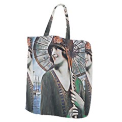 Gatsby Sommer Giant Grocery Zipper Tote by NouveauDesign