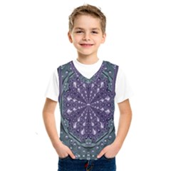 Star And Flower Mandala In Wonderful Colors Kids  Sportswear by pepitasart