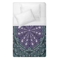 Star And Flower Mandala In Wonderful Colors Duvet Cover (single Size) by pepitasart