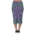 Star And Flower Mandala In Wonderful Colors Midi Pencil Skirt View2