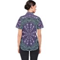 Star And Flower Mandala In Wonderful Colors Women s Short Sleeve Shirt View2