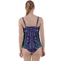 Star And Flower Mandala In Wonderful Colors Twist Front Tankini Set View2