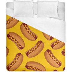 Hot Dog Seamless Pattern Duvet Cover (california King Size) by Celenk