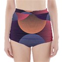 Geometric Swirls High-Waisted Bikini Bottoms View1