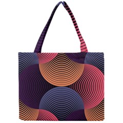 Geometric Swirls Mini Tote Bag by Celenk