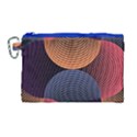 Geometric Swirls Canvas Cosmetic Bag (Large) View1