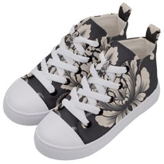 Vintage And Retro Kid s Mid-top Canvas Sneakers by Celenk