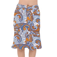 Paisley Pattern Mermaid Skirt