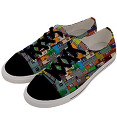 Building Men s Low Top Canvas Sneakers by Celenk