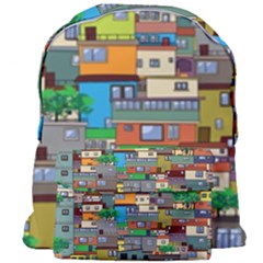 Building Giant Full Print Backpack by Celenk