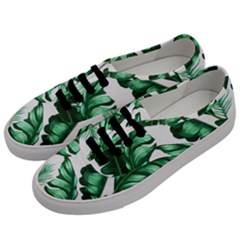 Banana Leaves And Fruit Isolated With Four Pattern Men s Classic Low Top Sneakers