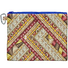 Ethnic Pattern Styles Art Backgrounds Vector Canvas Cosmetic Bag (xxxl) by Celenk