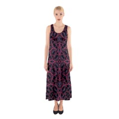 Modern Ornate Pattern Sleeveless Maxi Dress by dflcprints