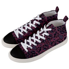 Modern Ornate Pattern Men s Mid-top Canvas Sneakers by dflcprints